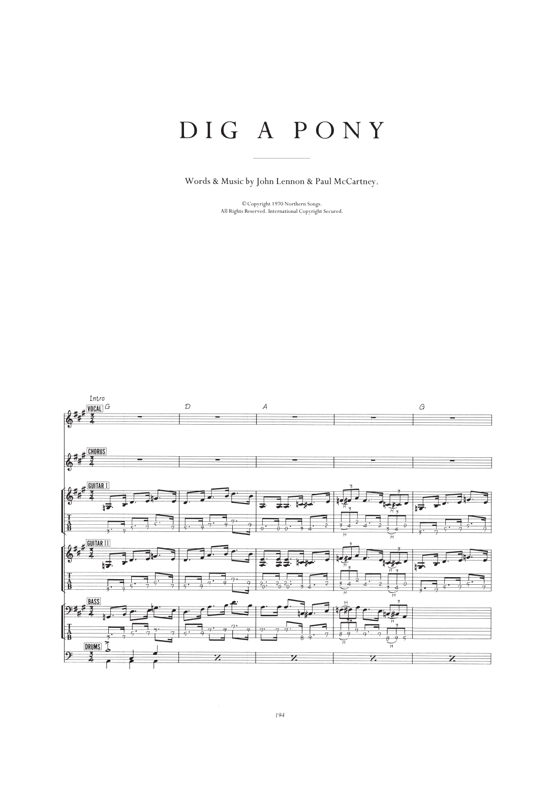 Dig A Pony