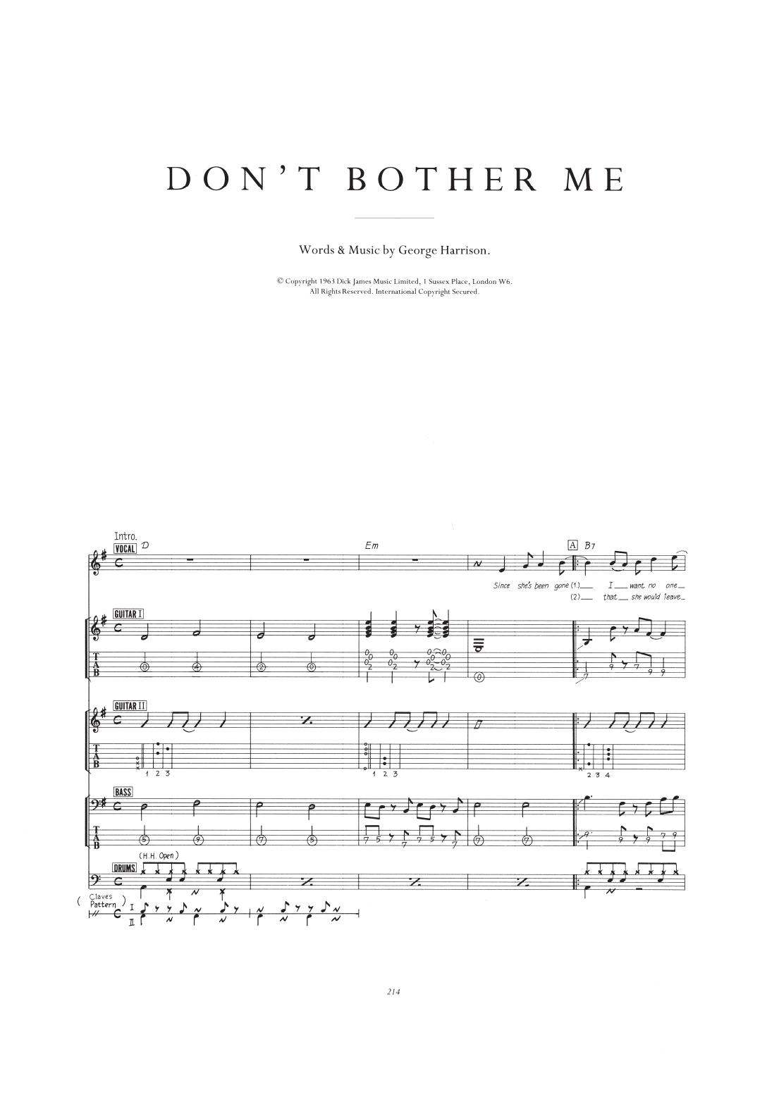 Don't Bother Me