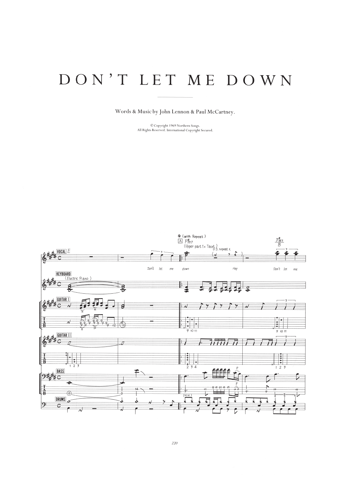 Don't Let Me Down