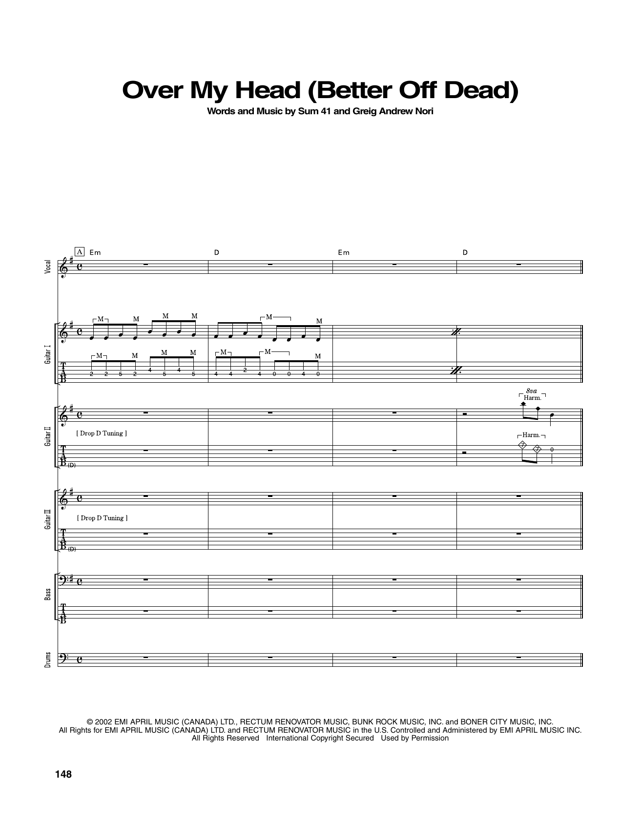 Over My Head (Better Off Dead)