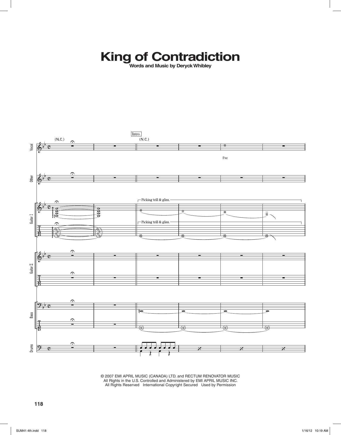 King Of Contradiction