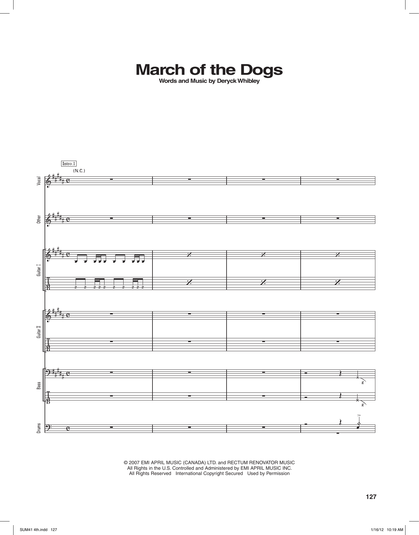 March Of The Dogs