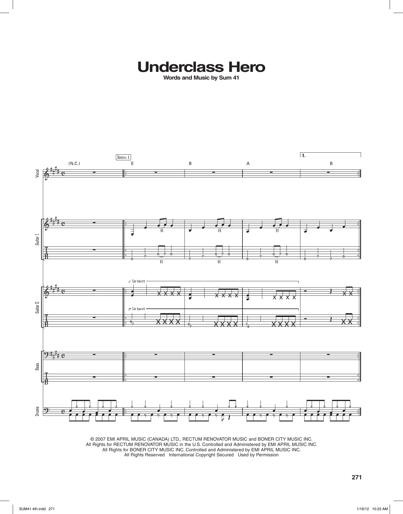 Underclass Hero