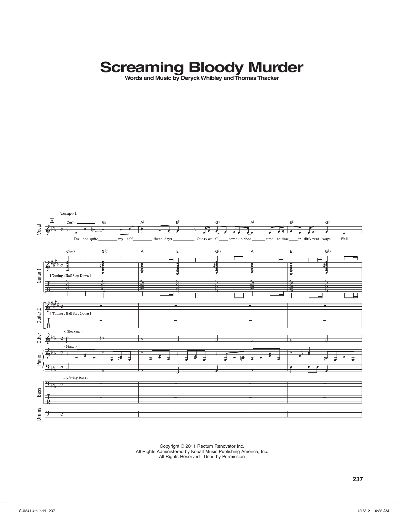 Screaming Bloody Murder