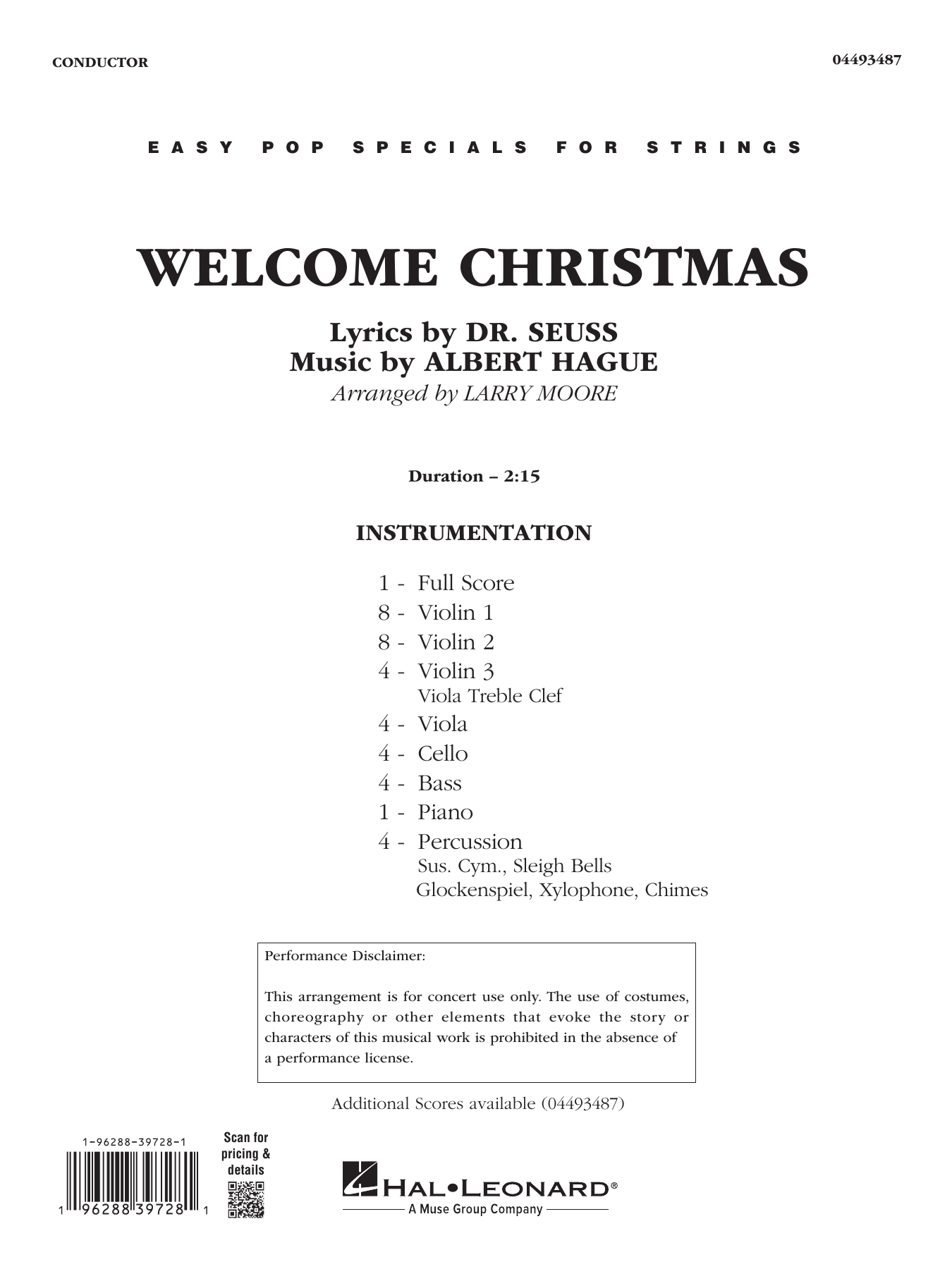Welcome Christmas (arr. Larry Moore)