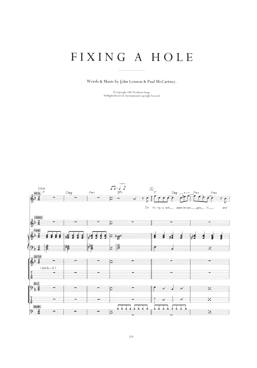 Fixing A Hole