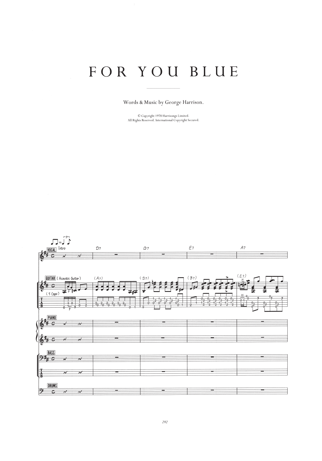 For You Blue