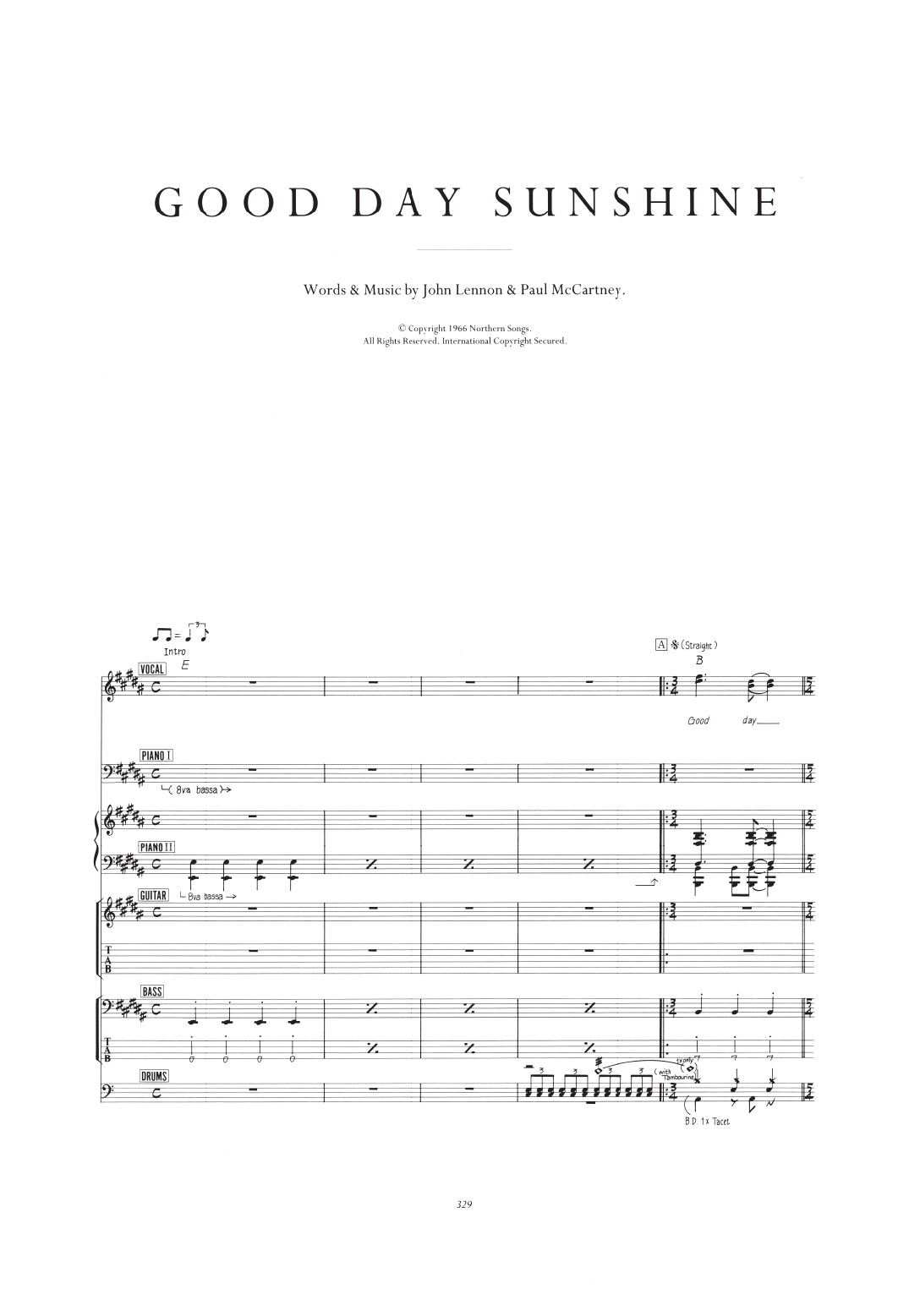 Good Day Sunshine