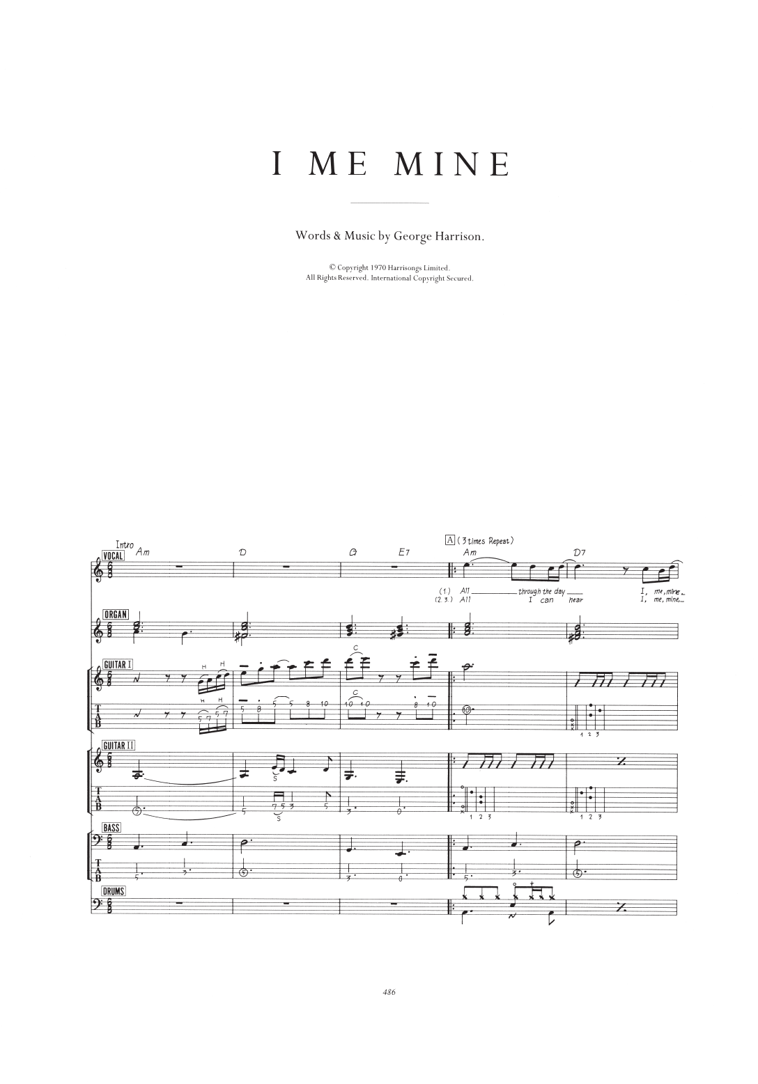 I Me Mine