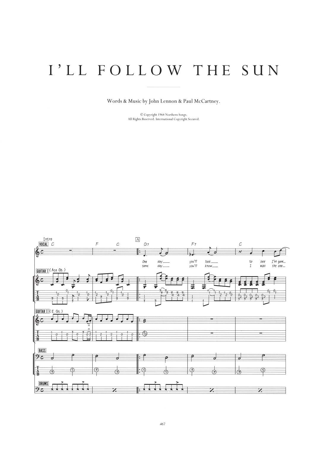 I'll Follow The Sun