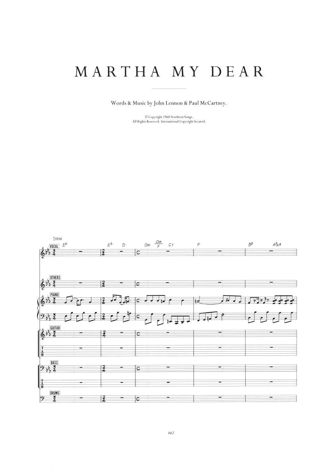 Martha My Dear