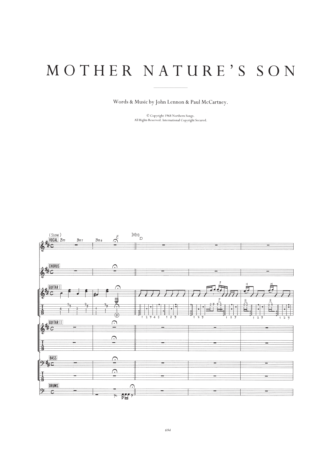 Mother Nature's Son