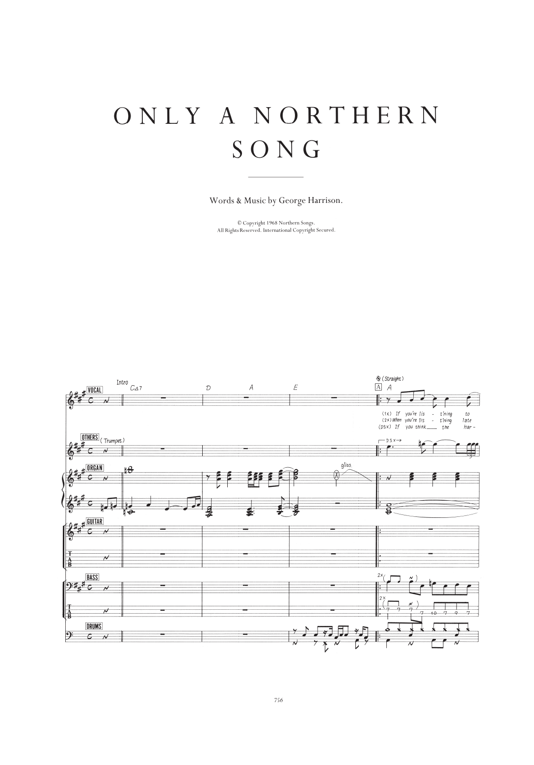 Only A Northern Song