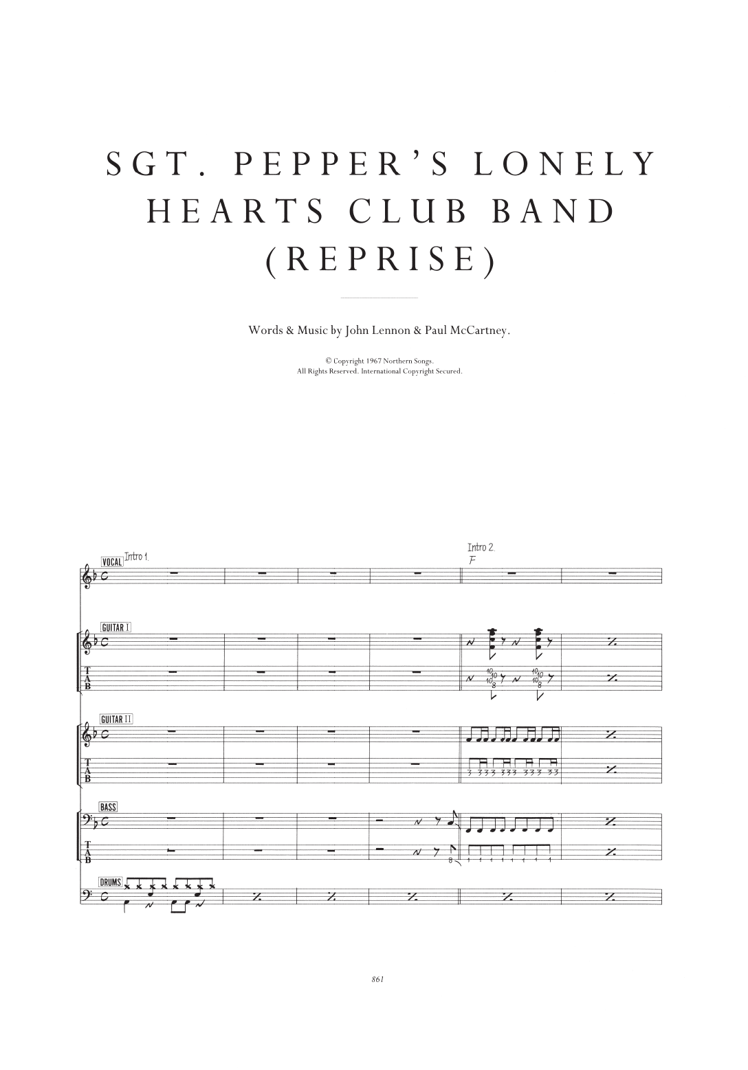 Sgt. Pepper's Lonely Hearts Club Band (Reprise)