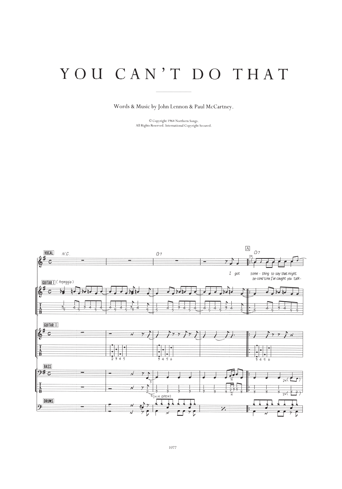 You Can't Do That