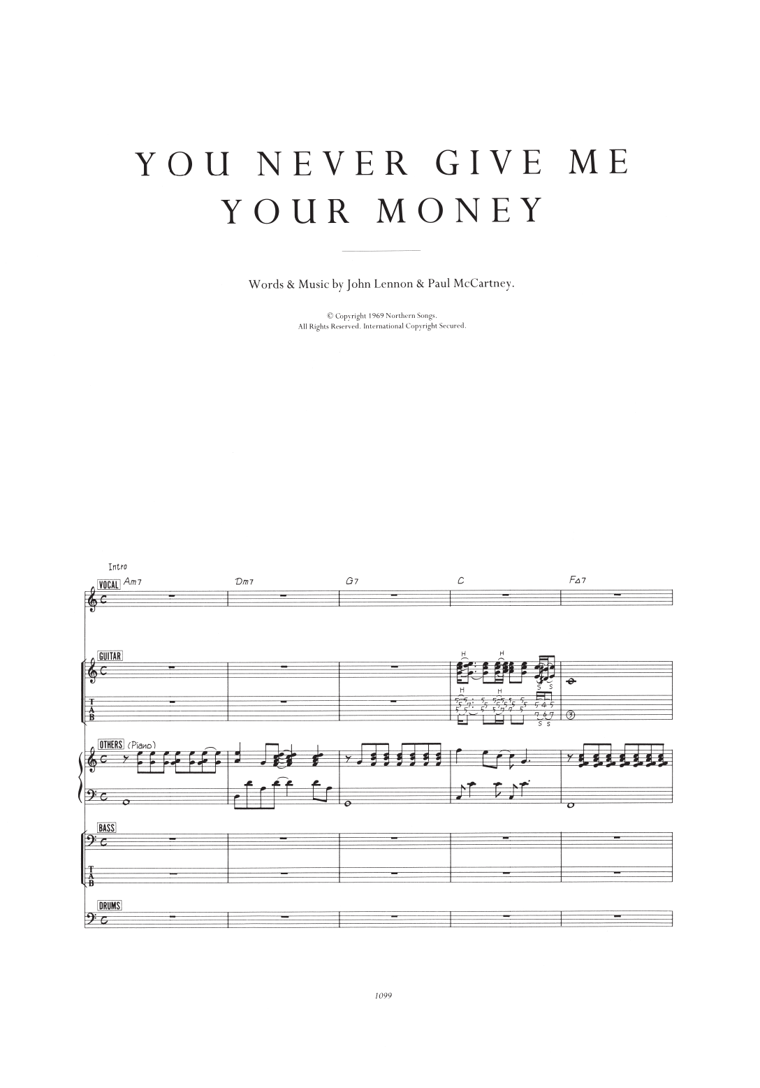 You Never Give Me Your Money