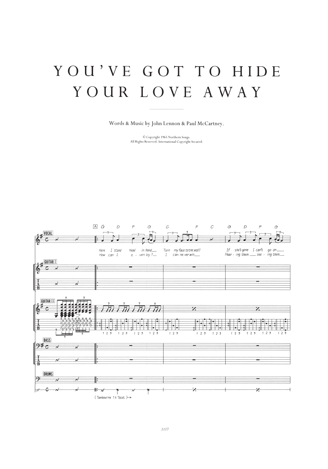 You've Got To Hide Your Love Away