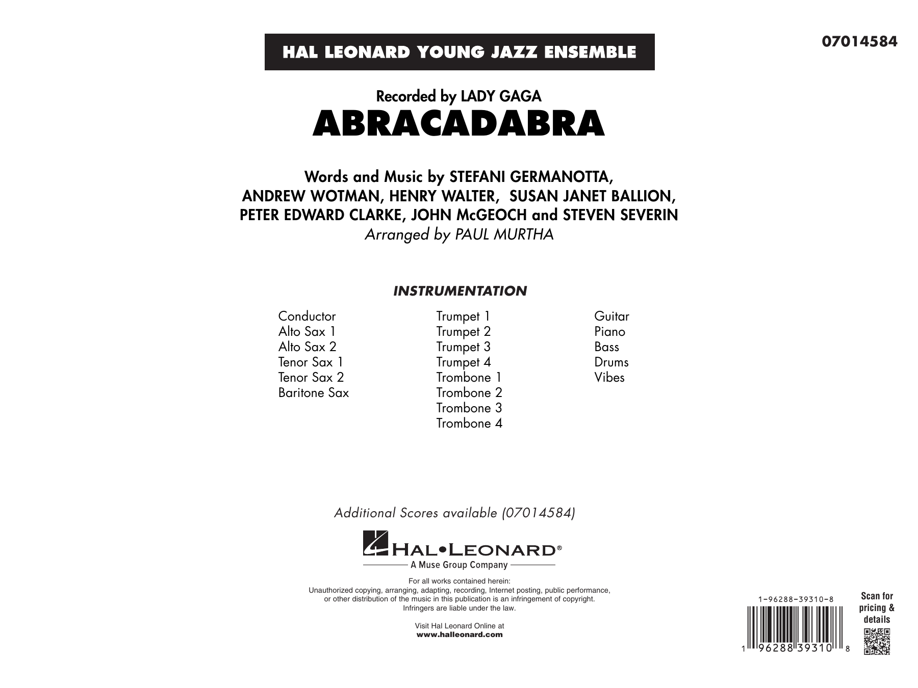 Abracadabra (arr. Paul Murtha)