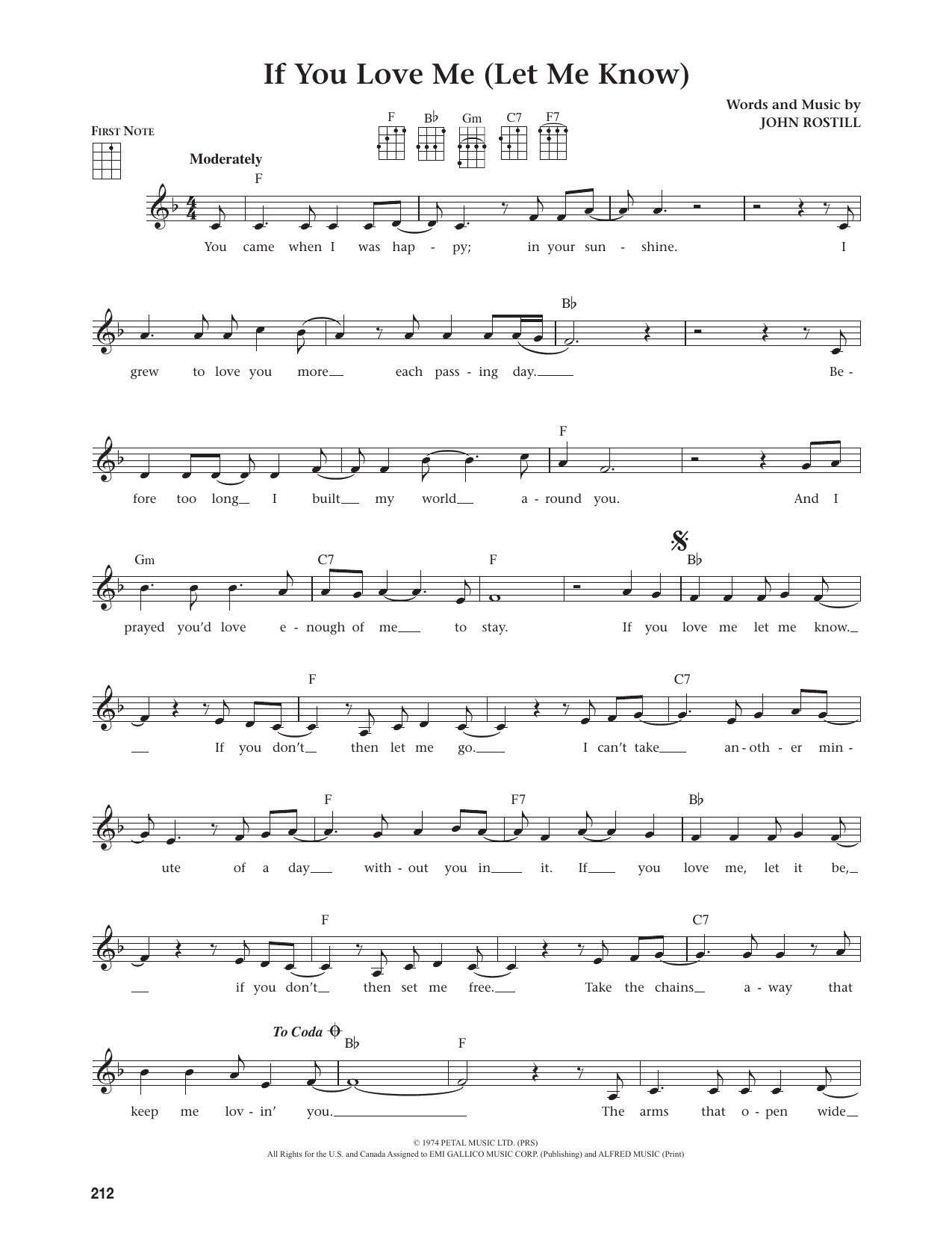 If You Love Me (Let Me Know) (from The Daily Ukulele)
