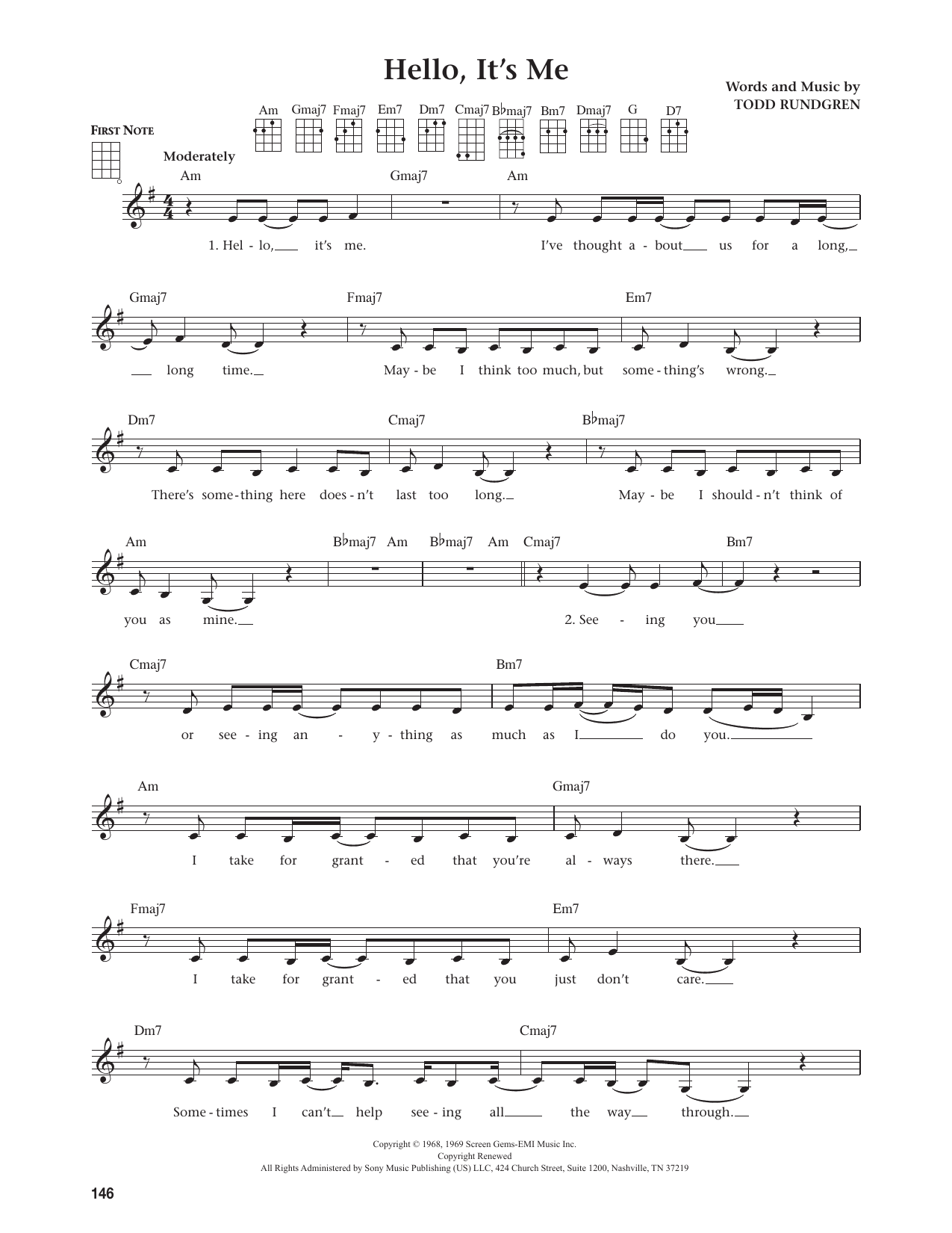 Hello, It's Me (from The Daily Ukulele)