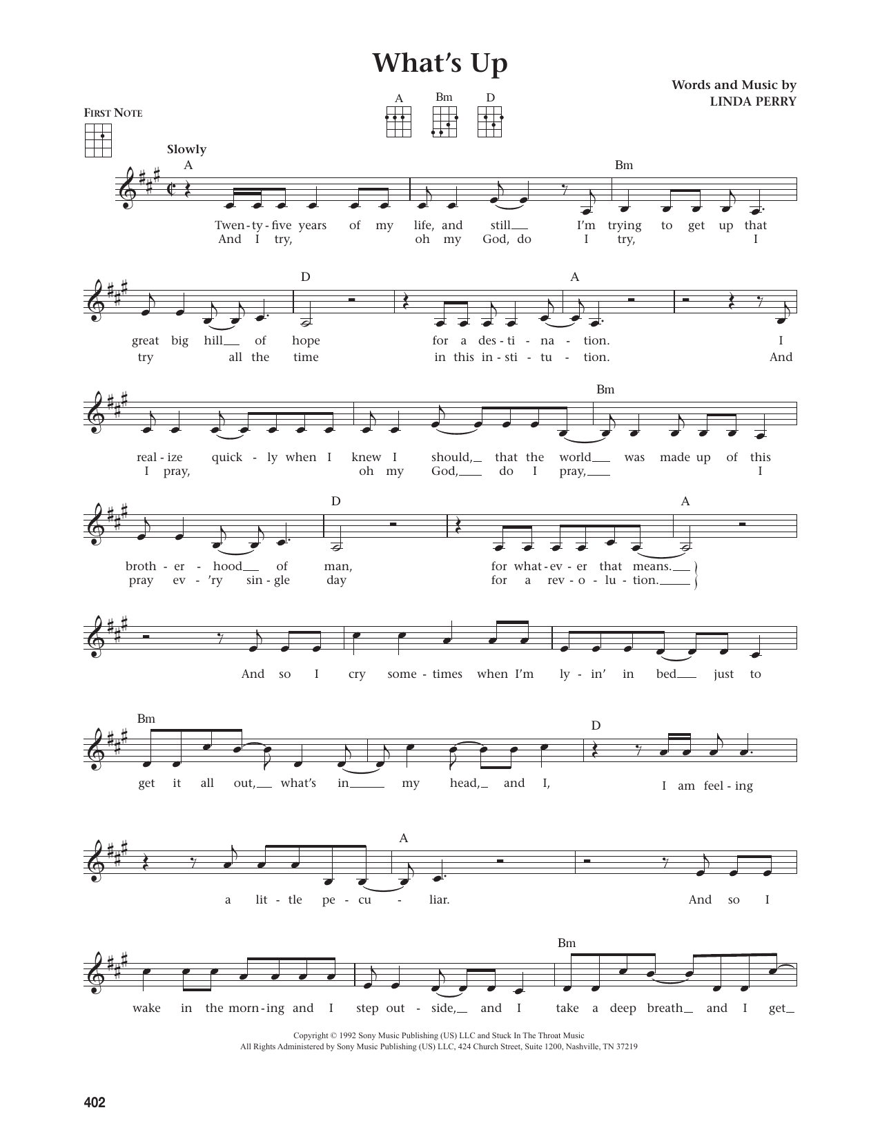 What's Up (from The Daily Ukulele)