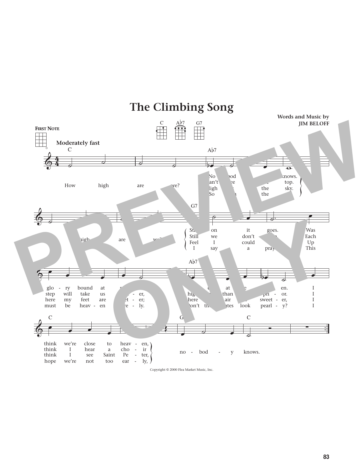 The Climbing Song (from The Daily Ukulele)