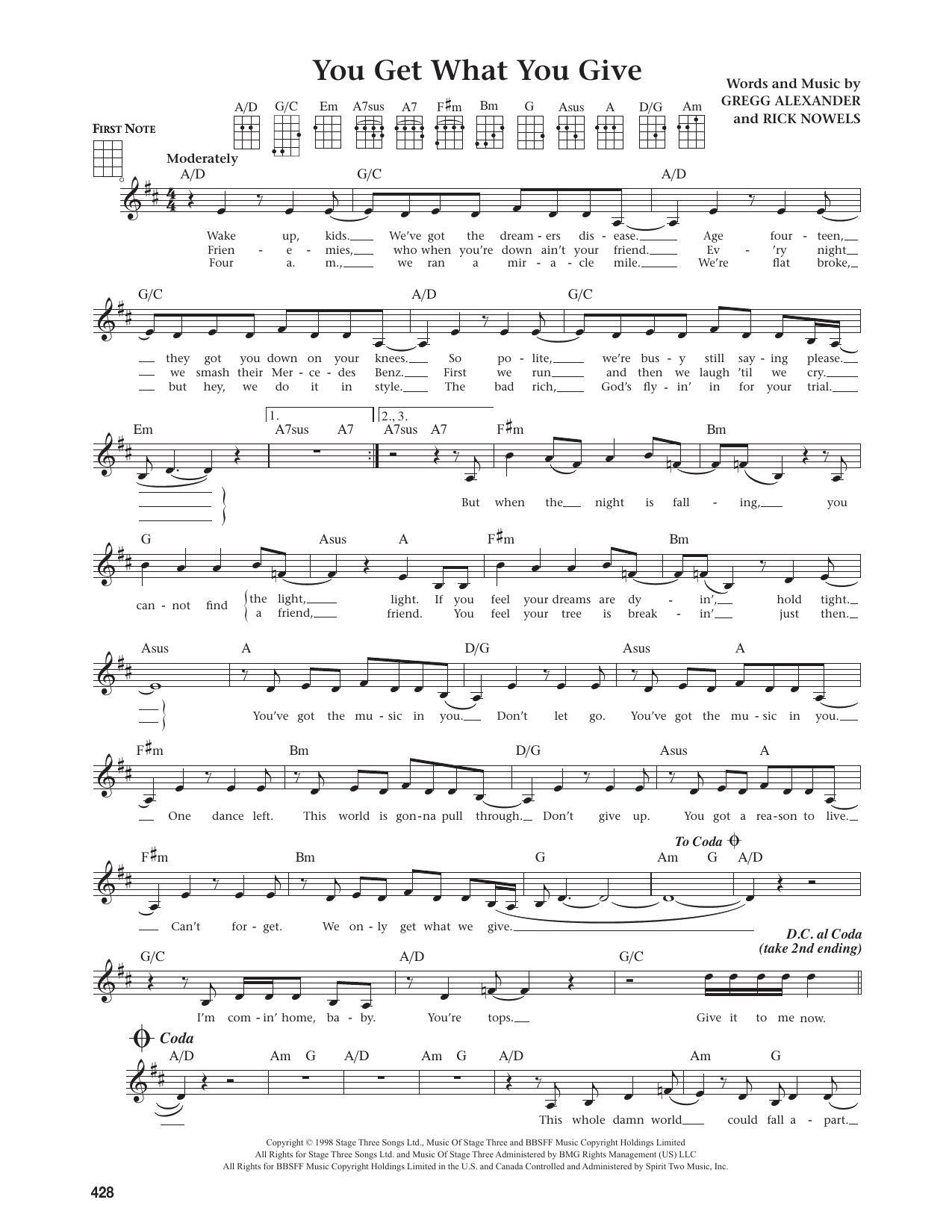 You Get What You Give (from The Daily Ukulele)