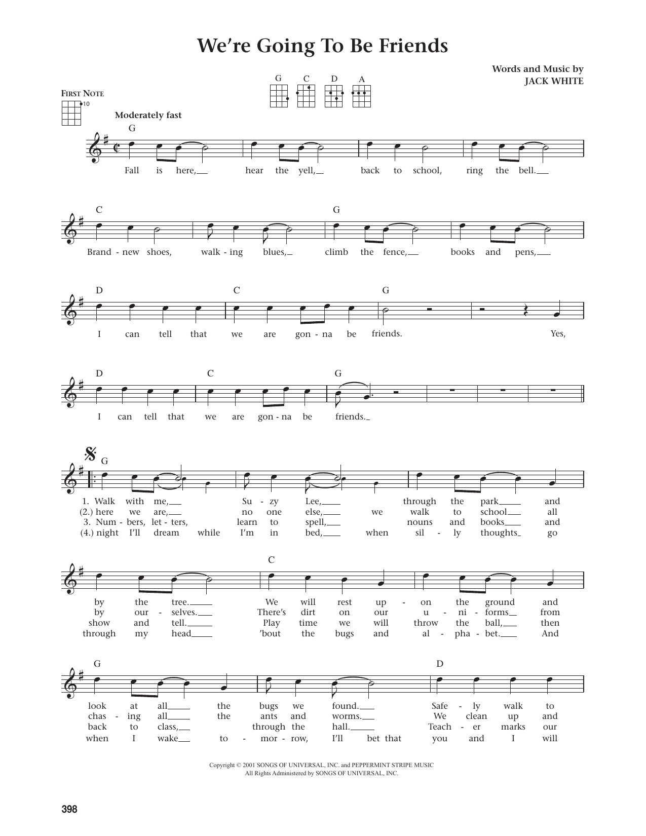 We're Going To Be Friends (from The Daily Ukulele)