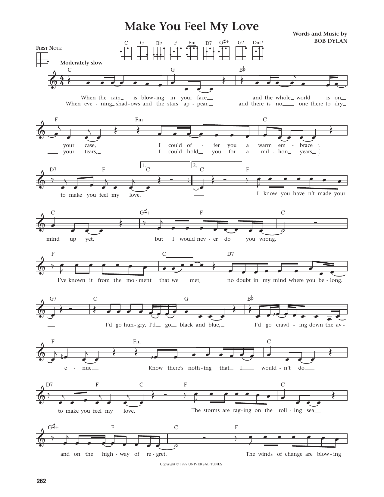 Make You Feel My Love (from The Daily Ukulele)