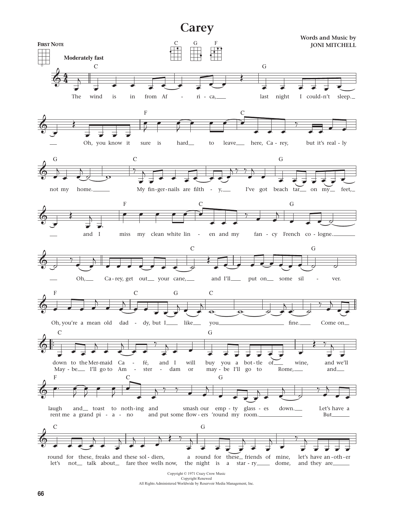 Carey (from The Daily Ukulele)