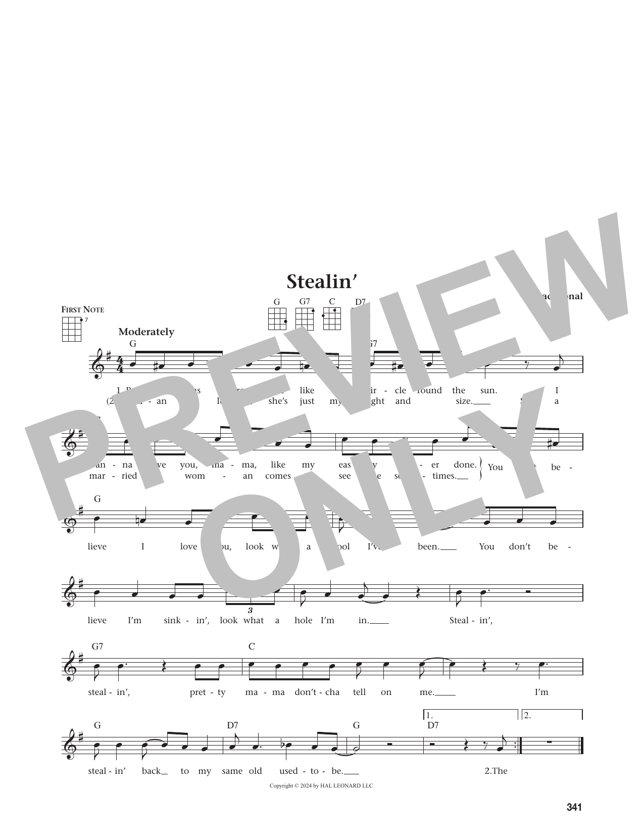 Stealin' (from The Daily Ukulele)