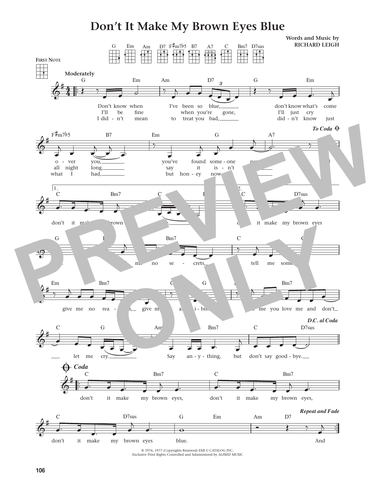 Don't It Make My Brown Eyes Blue (from The Daily Ukulele)