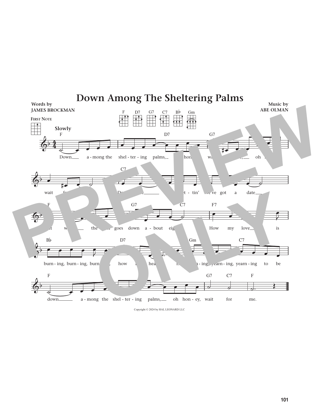 Down Among The Sheltering Palms (from The Daily Ukulele)