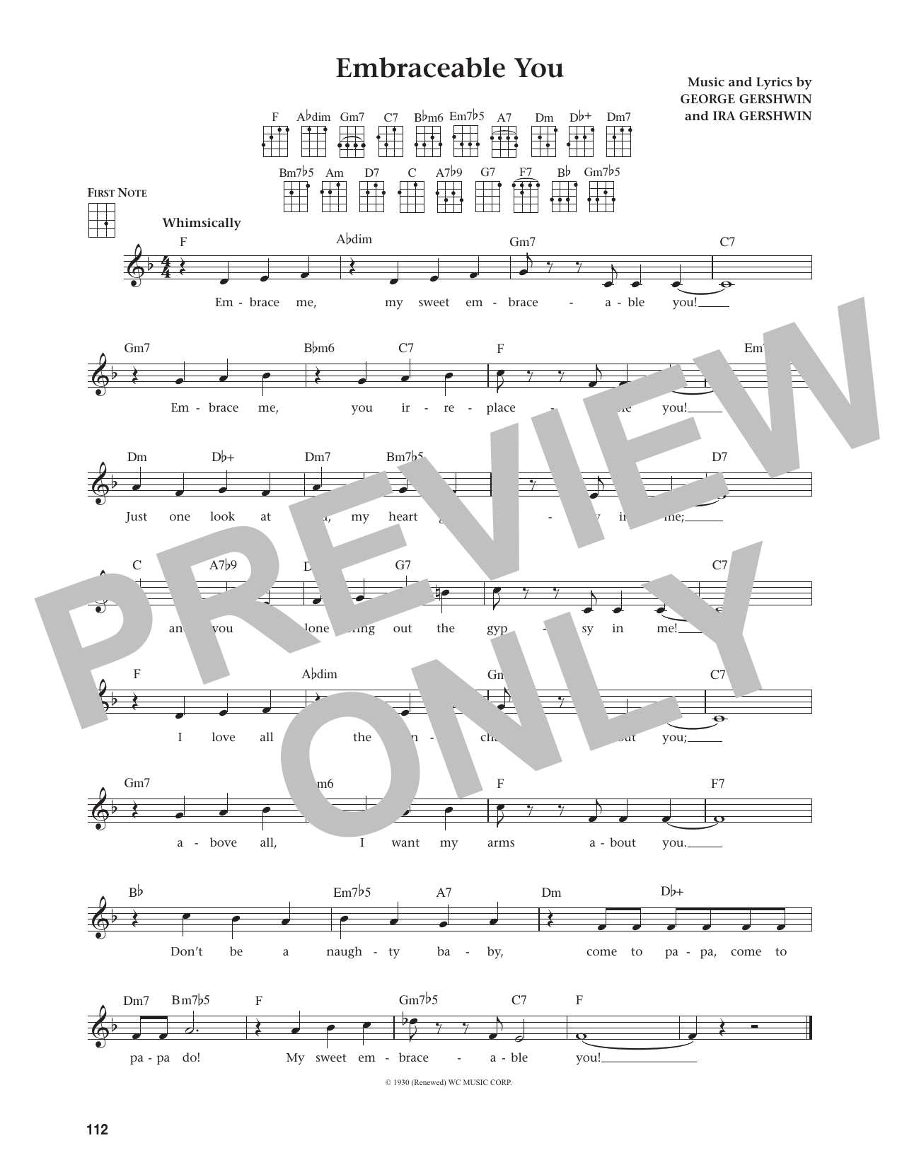Embraceable You (from The Daily Ukulele)