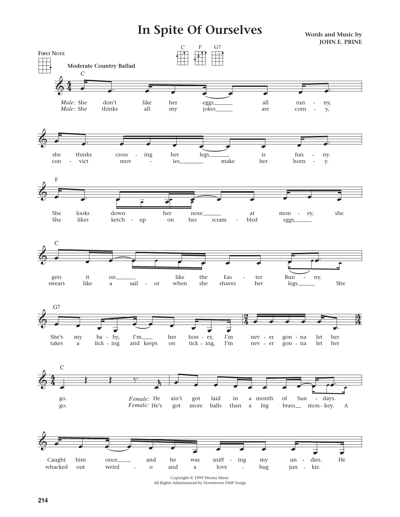 In Spite Of Ourselves (from The Daily Ukulele)