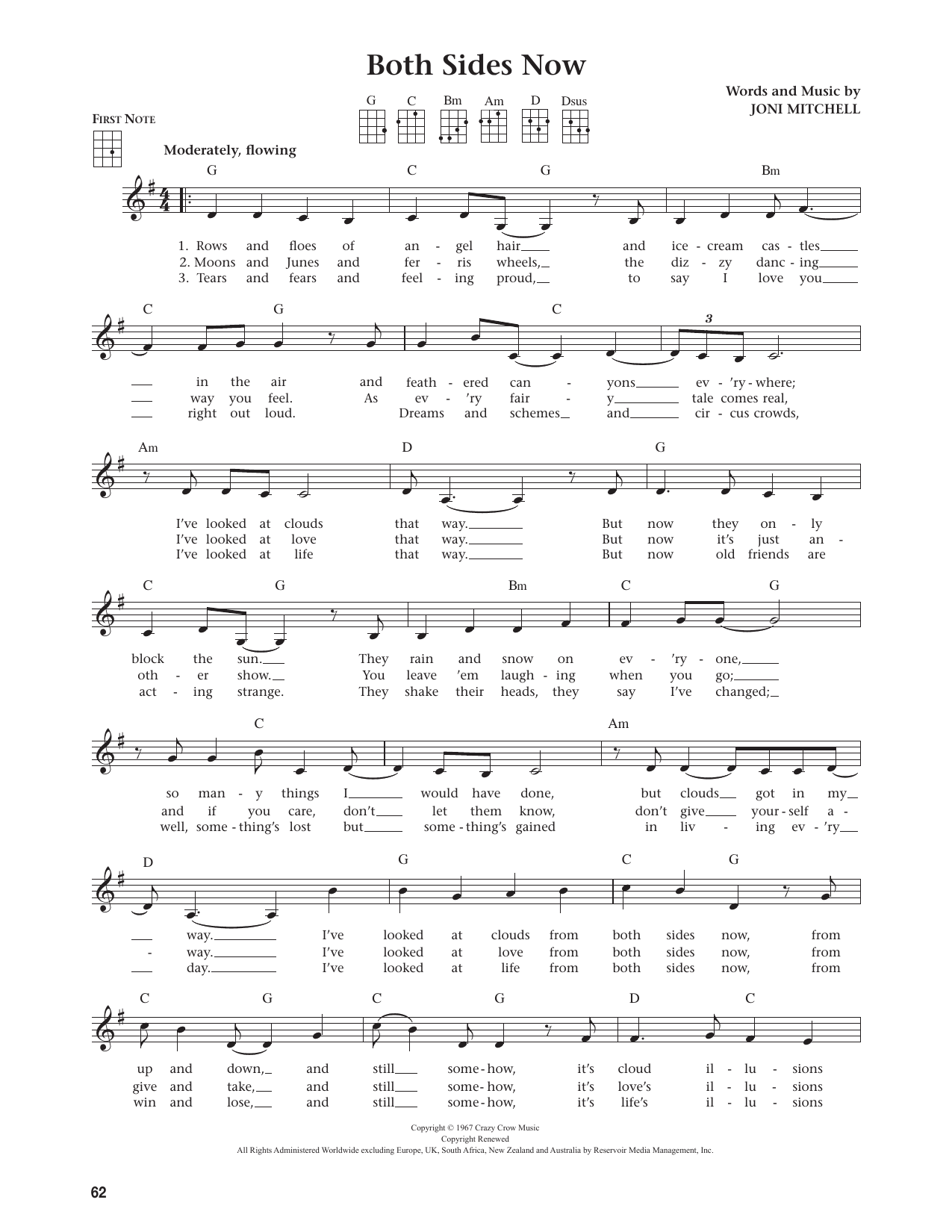 Both Sides Now (from The Daily Ukulele)