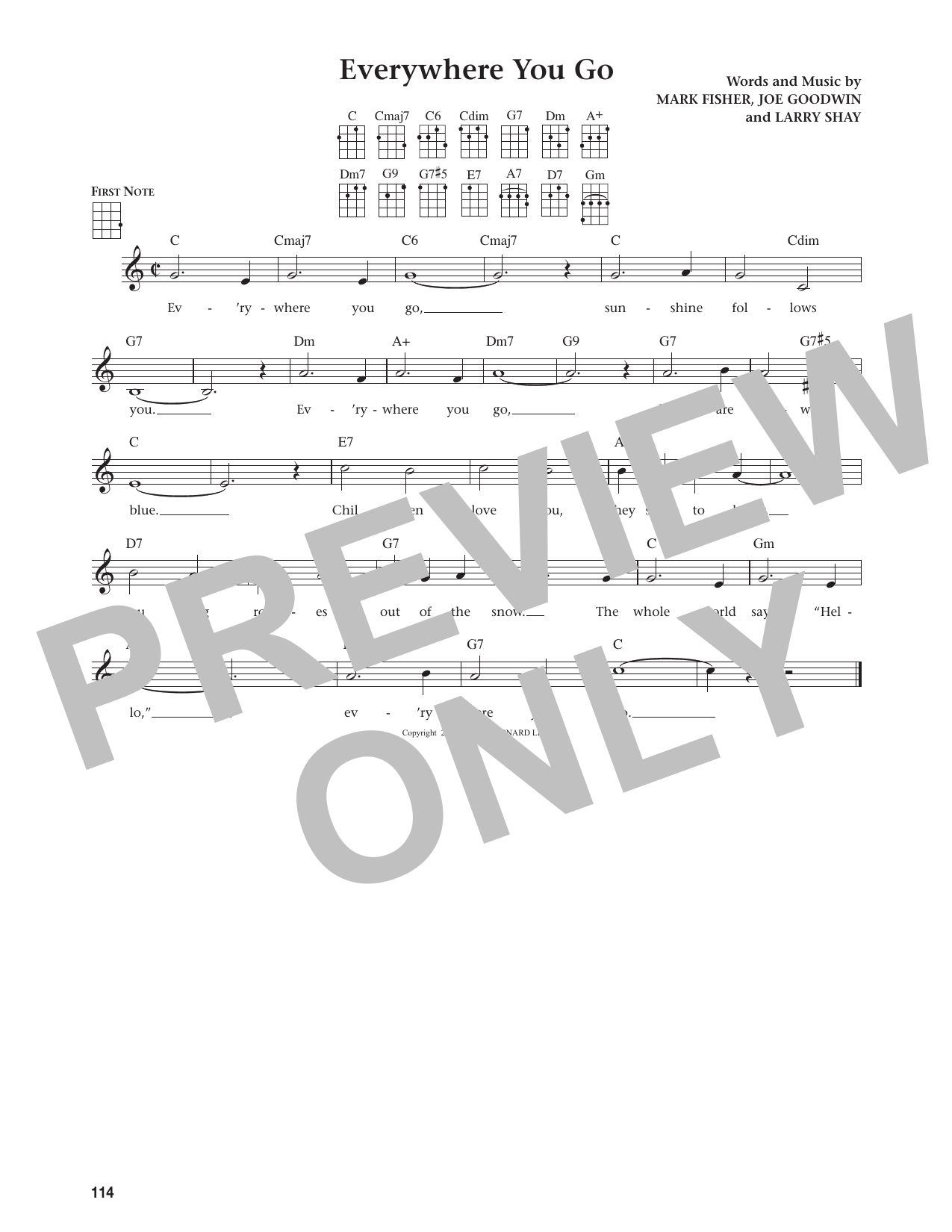 Everywhere You Go (from The Daily Ukulele)