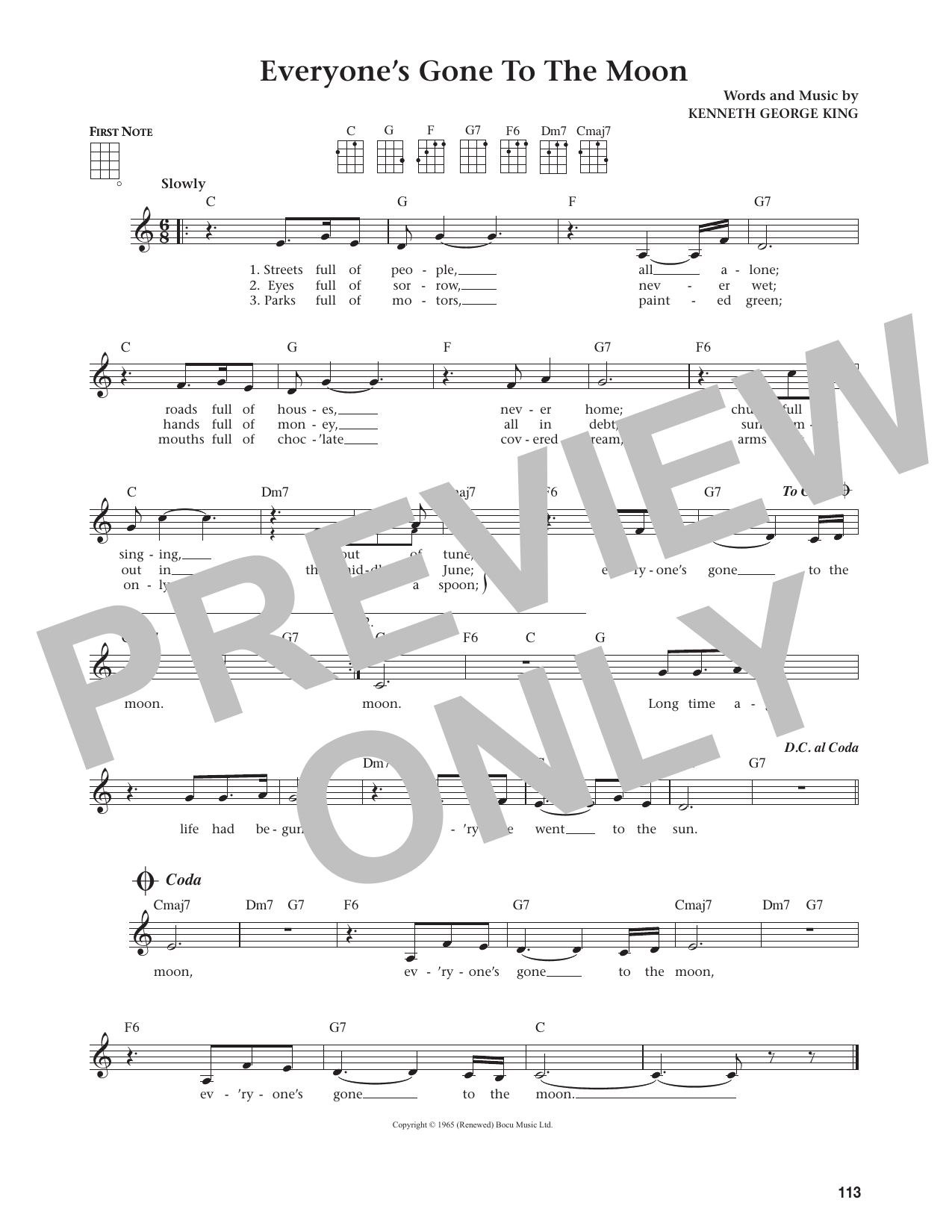 Everyone's Gone To The Moon (from The Daily Ukulele)