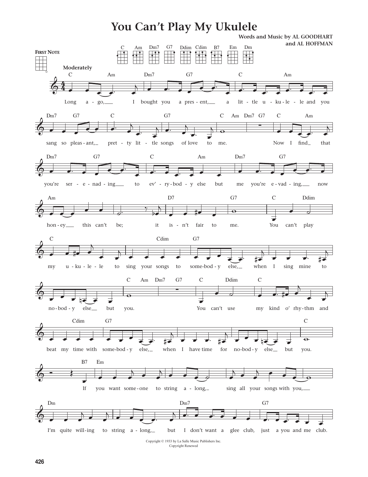 You Can't Play My Ukulele (from The Daily Ukulele)