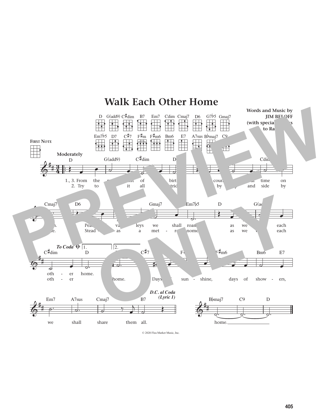 Walk Each Other Home (from The Daily Ukulele)