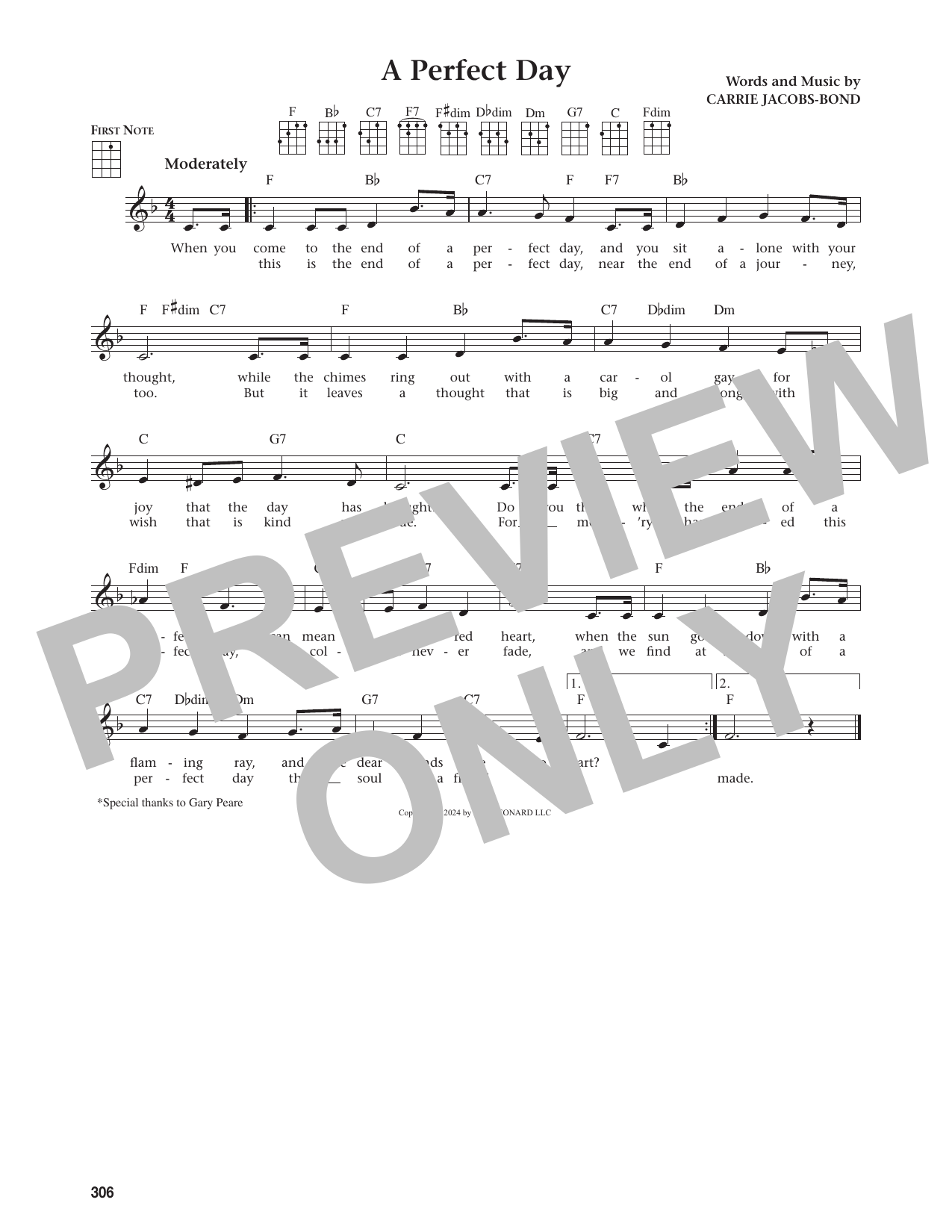 A Perfect Day (from The Daily Ukulele)
