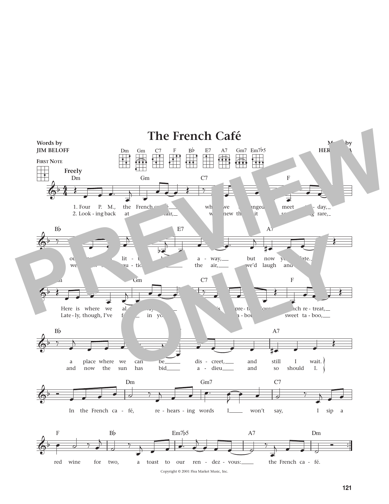 The French Café (from The Daily Ukulele)