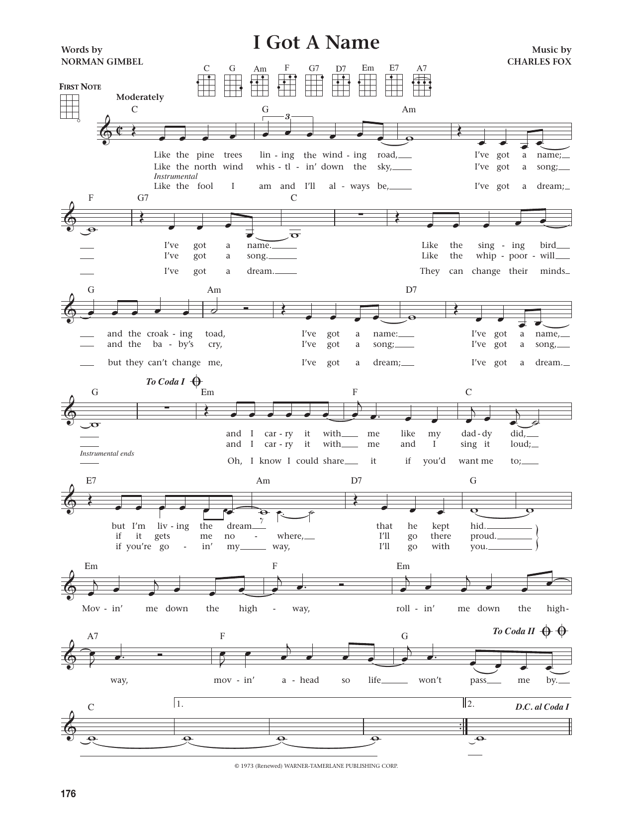 I Got A Name (from The Daily Ukulele)