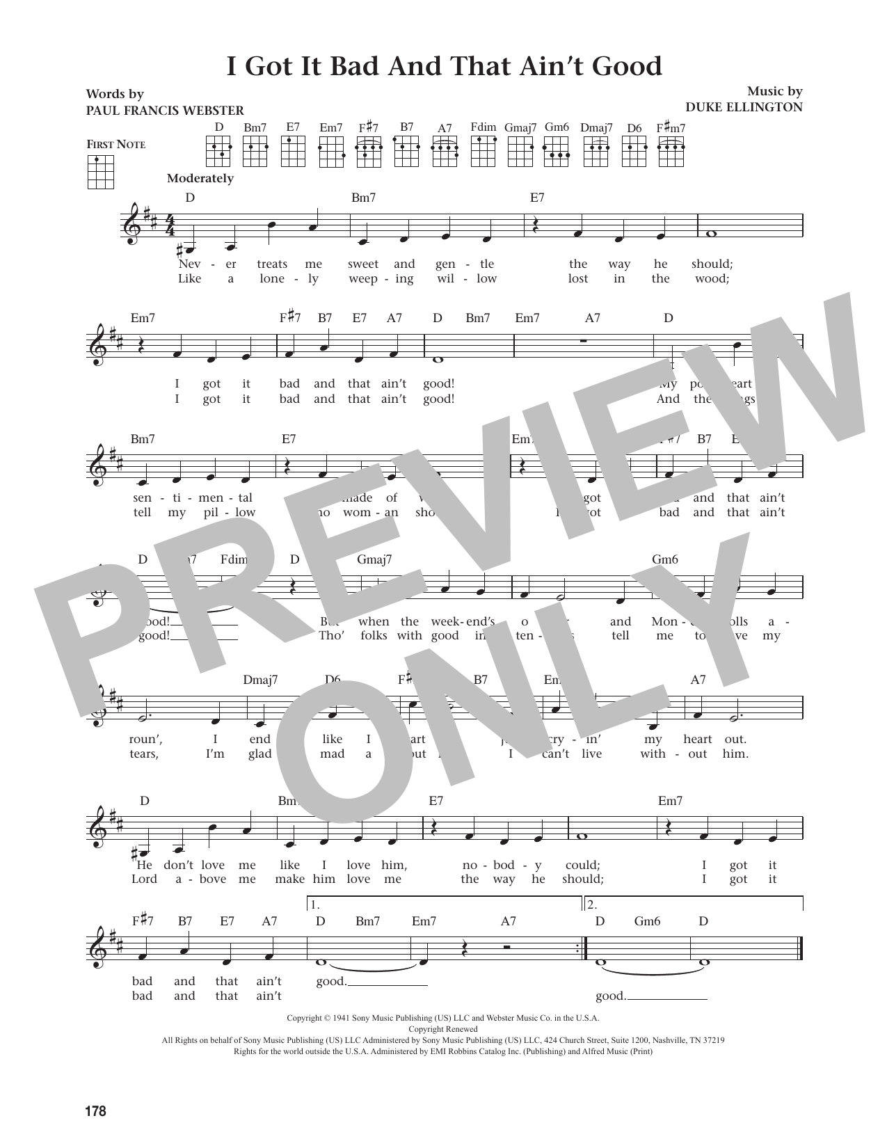 I Got It Bad And That Ain't Good (from The Daily Ukulele)