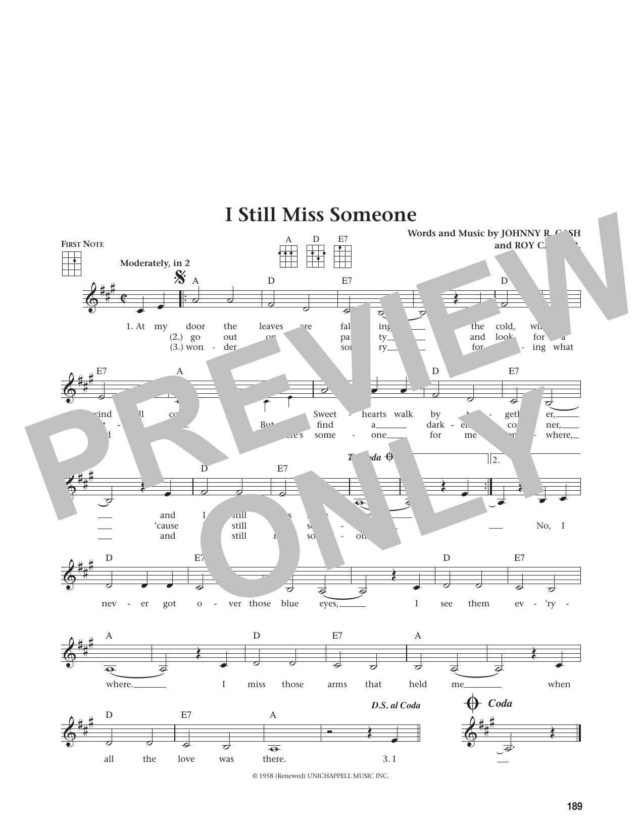 I Still Miss Someone (from The Daily Ukulele)