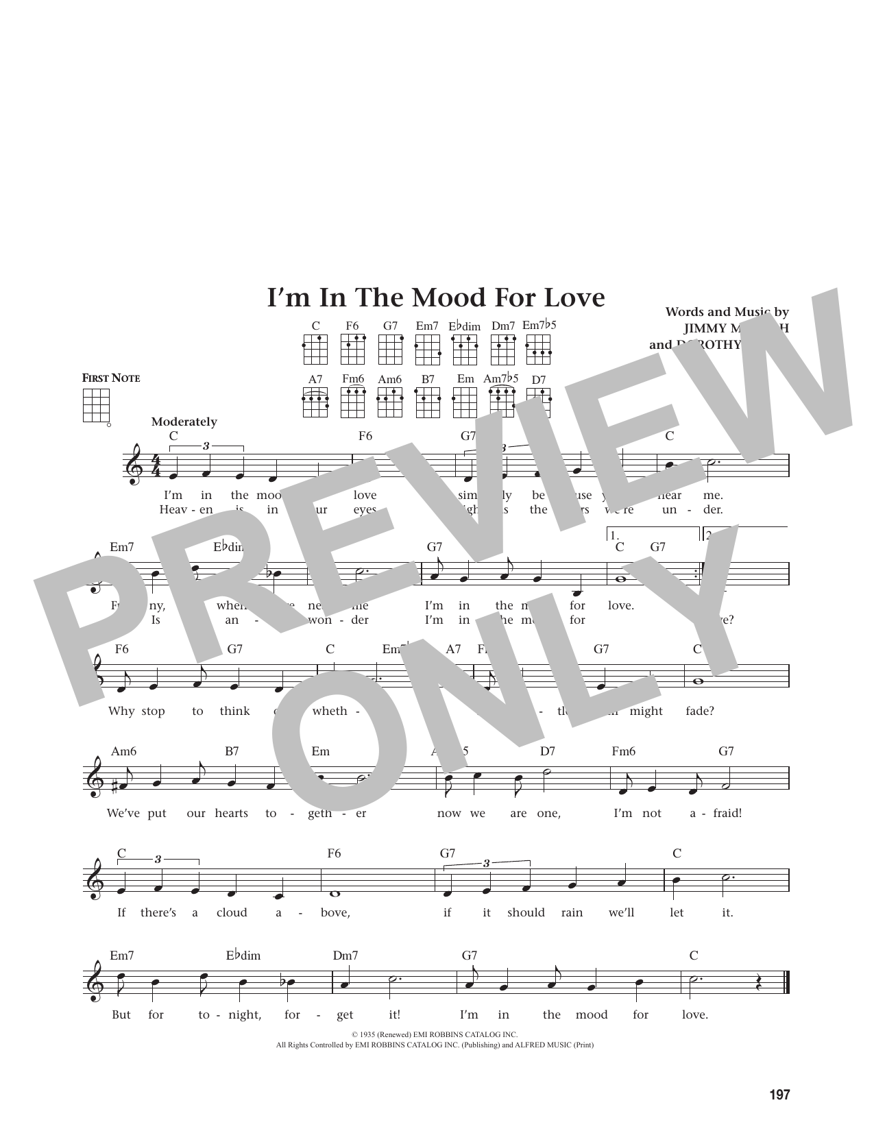 I'm In The Mood For Love (from The Daily Ukulele)