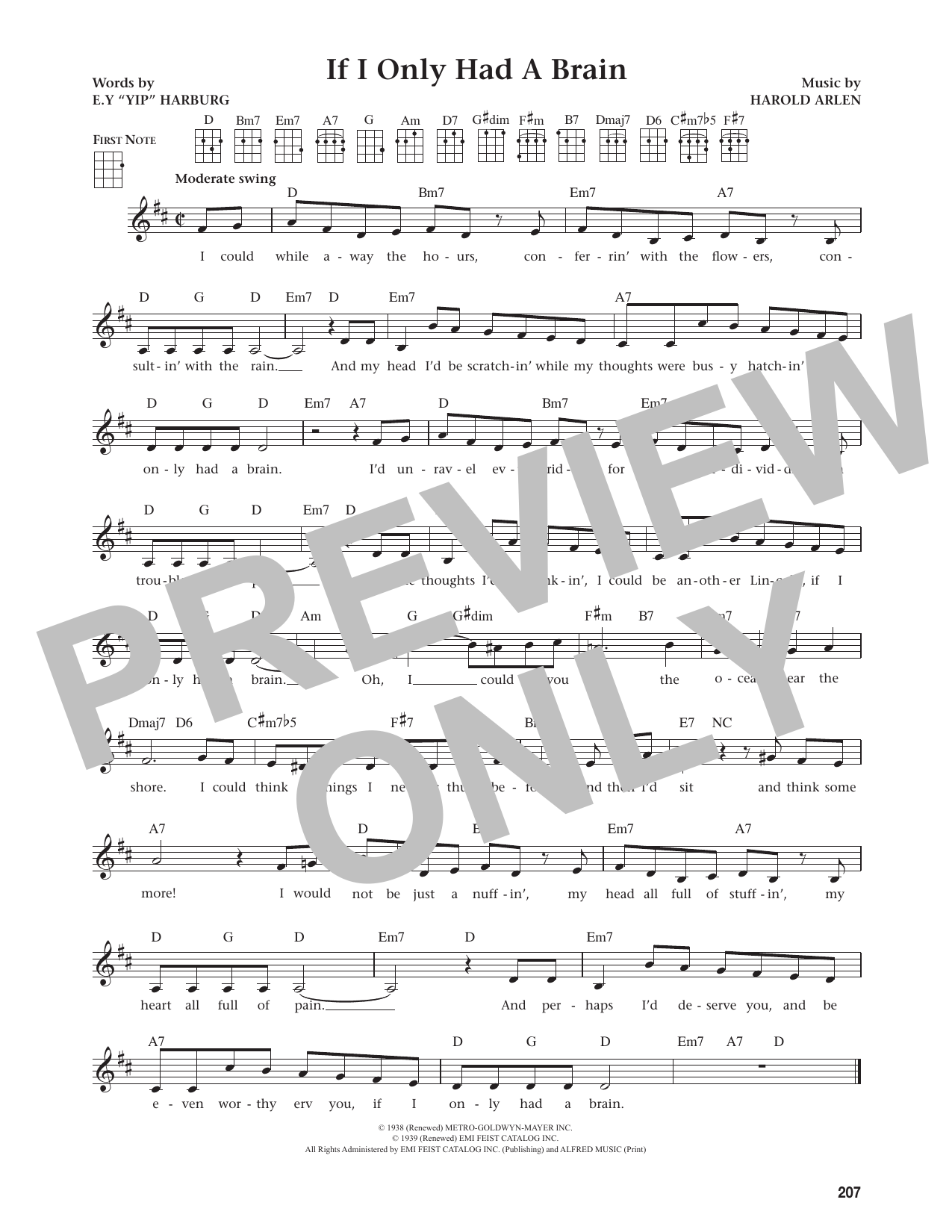 If I Only Had A Brain (from The Daily Ukulele)