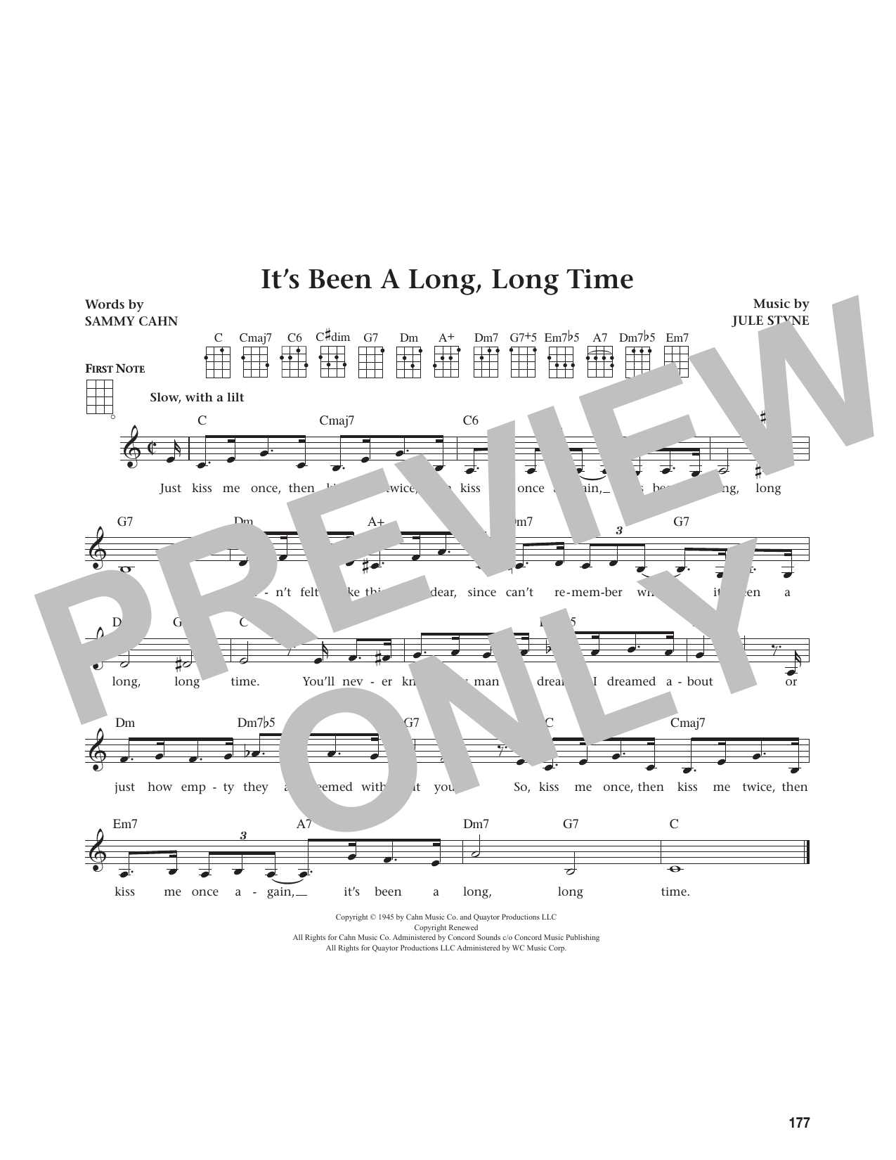 It's Been A Long, Long Time (from The Daily Ukulele)