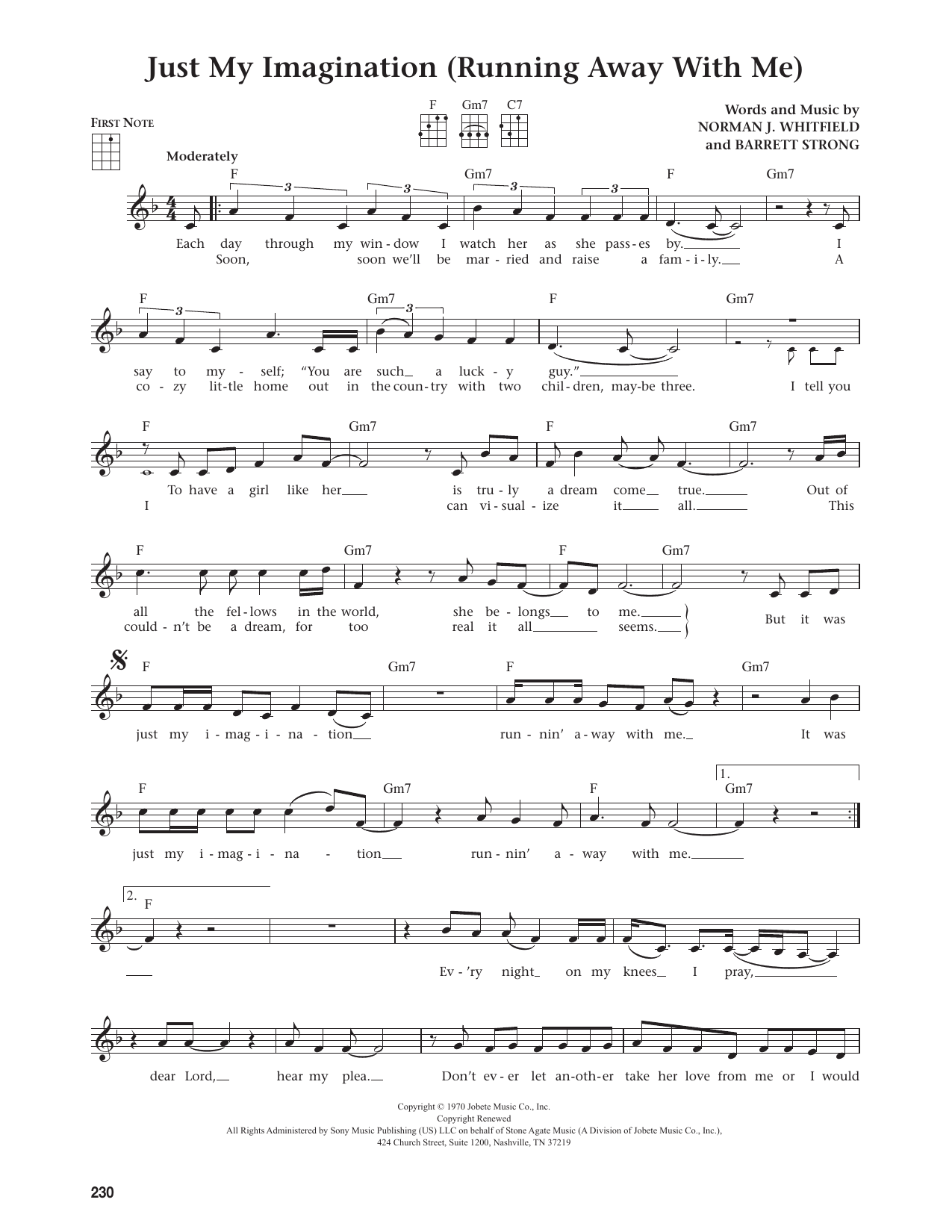 Just My Imagination (Running Away With Me) (from The Daily Ukulele)