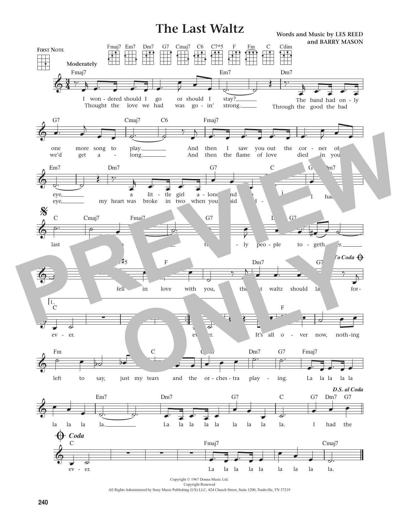 The Last Waltz (from The Daily Ukulele)